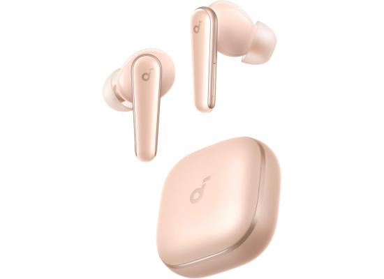 Anker soundcore Liberty 5, Noise-Cancelling Wireless Earbuds, 2x Stronger Voice Reduction, Real-Time Adaptive Noise Cancellation, Fast Charging, Dolby Audio, 6-Mic AI Clear Calls, Long Battery Life - Pink